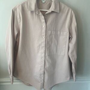 Aerie Women’s Casual Light Pink Button Down Shirt